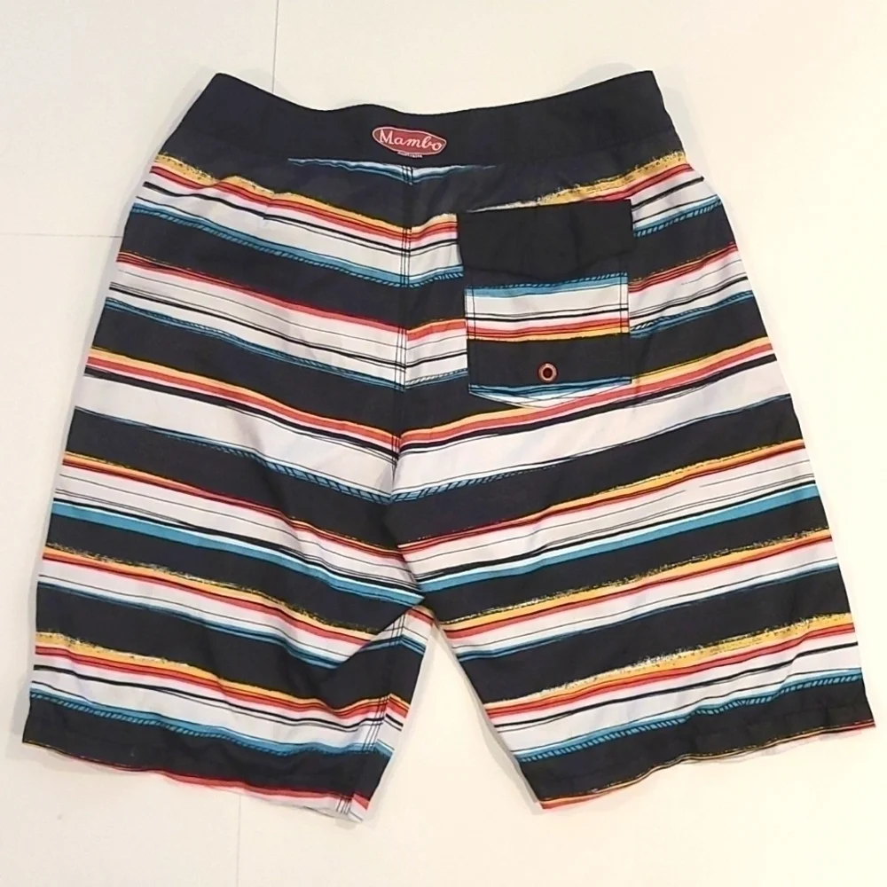 𝅺3/$20 Mambo Australia Striped Board Shorts